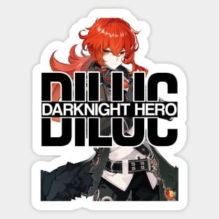 DILUC DARKNIGHT HERO Genshin Impact Sticker